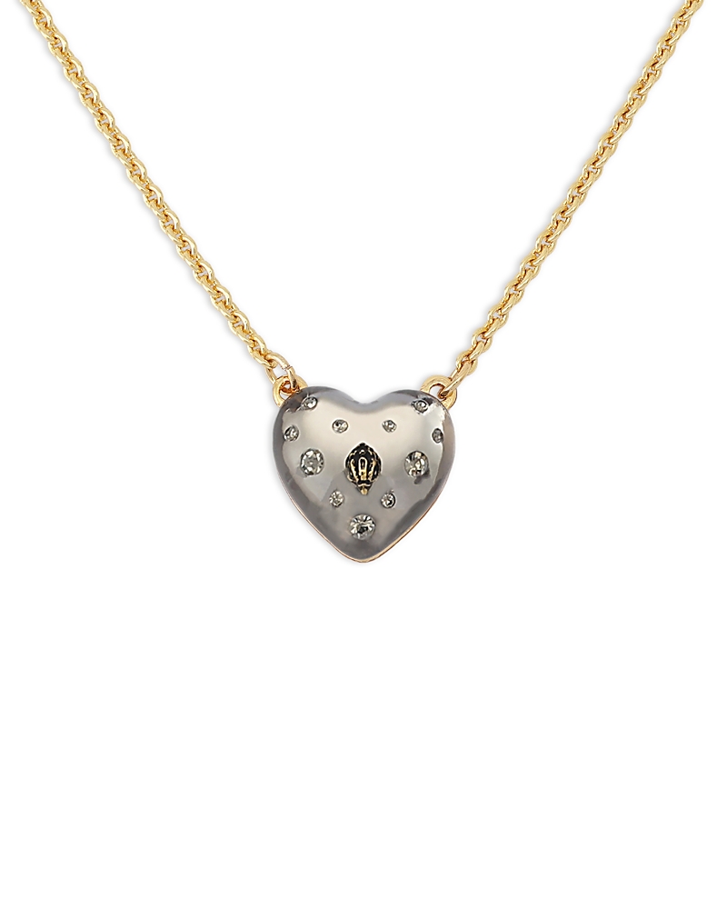 Kurt Geiger London Signature Eagle Heart Pendant Necklace, 16