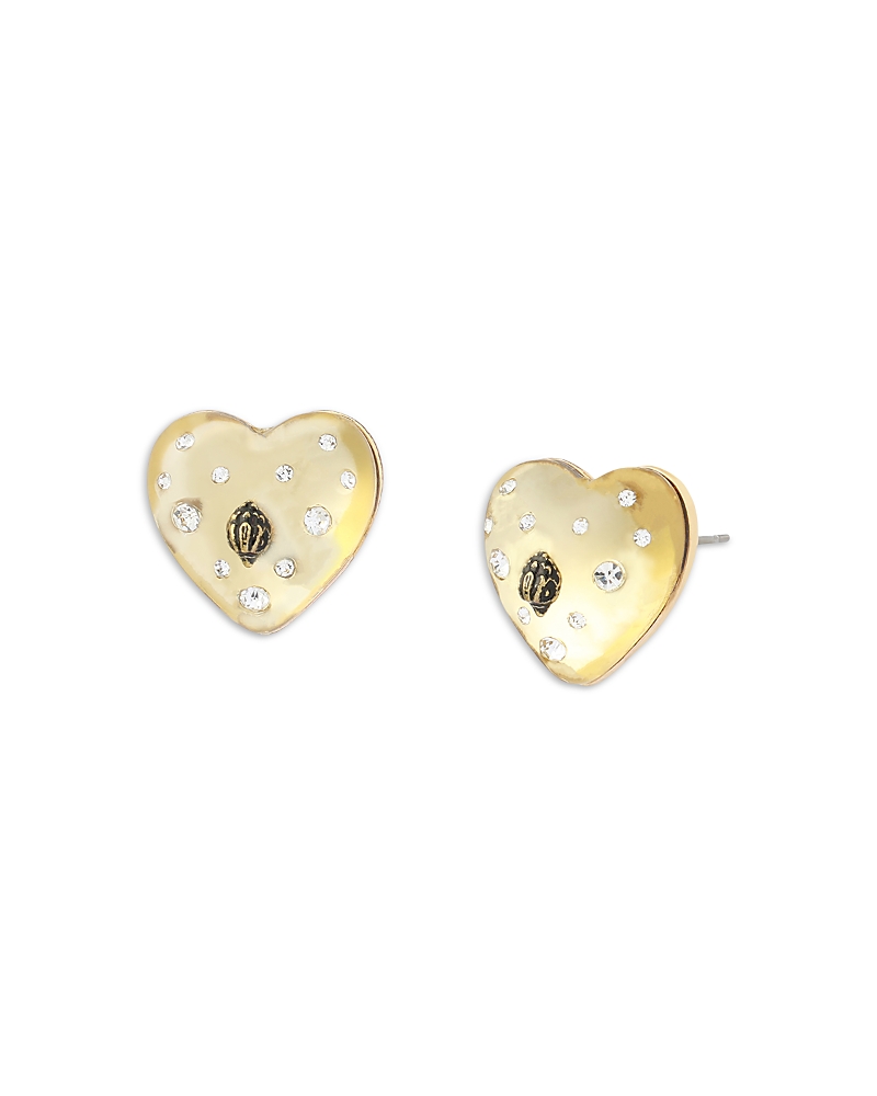 Kurt Geiger London Signature Eagle Heart Stud Earrings