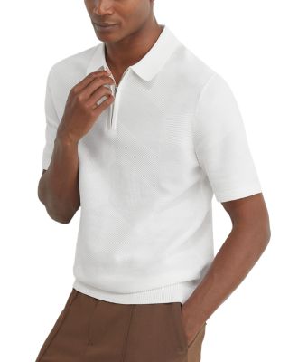 Leigham Half Zip Chevron Knot Sweater Polo