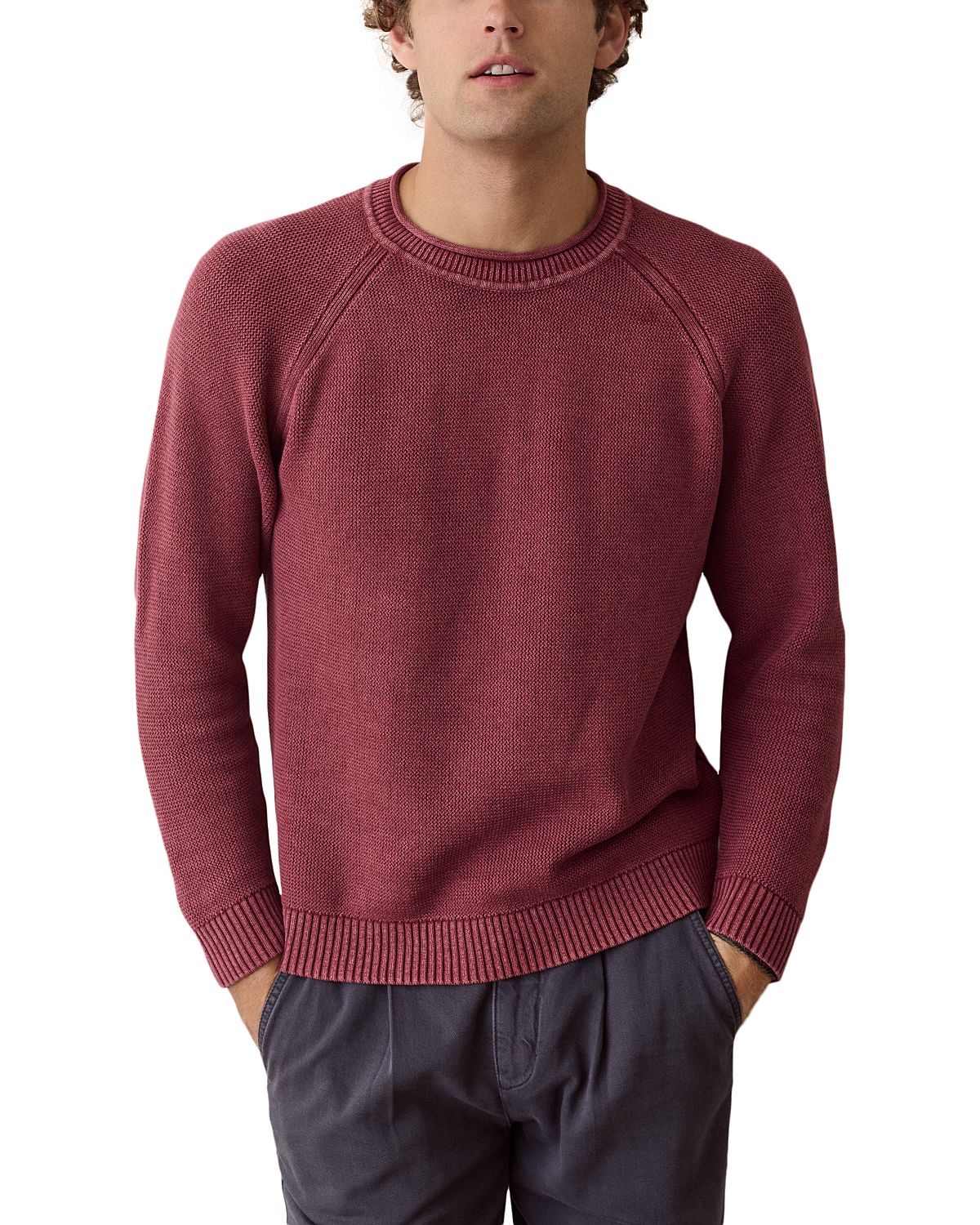 Marine Layer Garment Dye Roll Neck Sweater