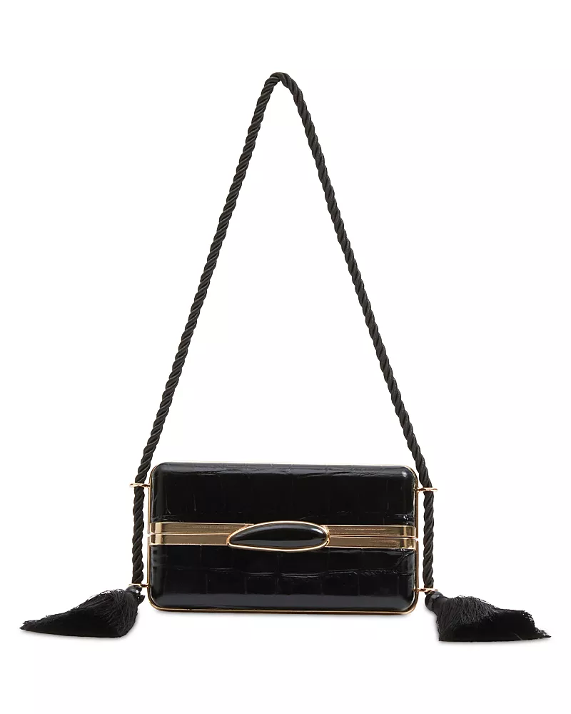 Simkhai Roma Leather & Aluminum Shoulder Bag