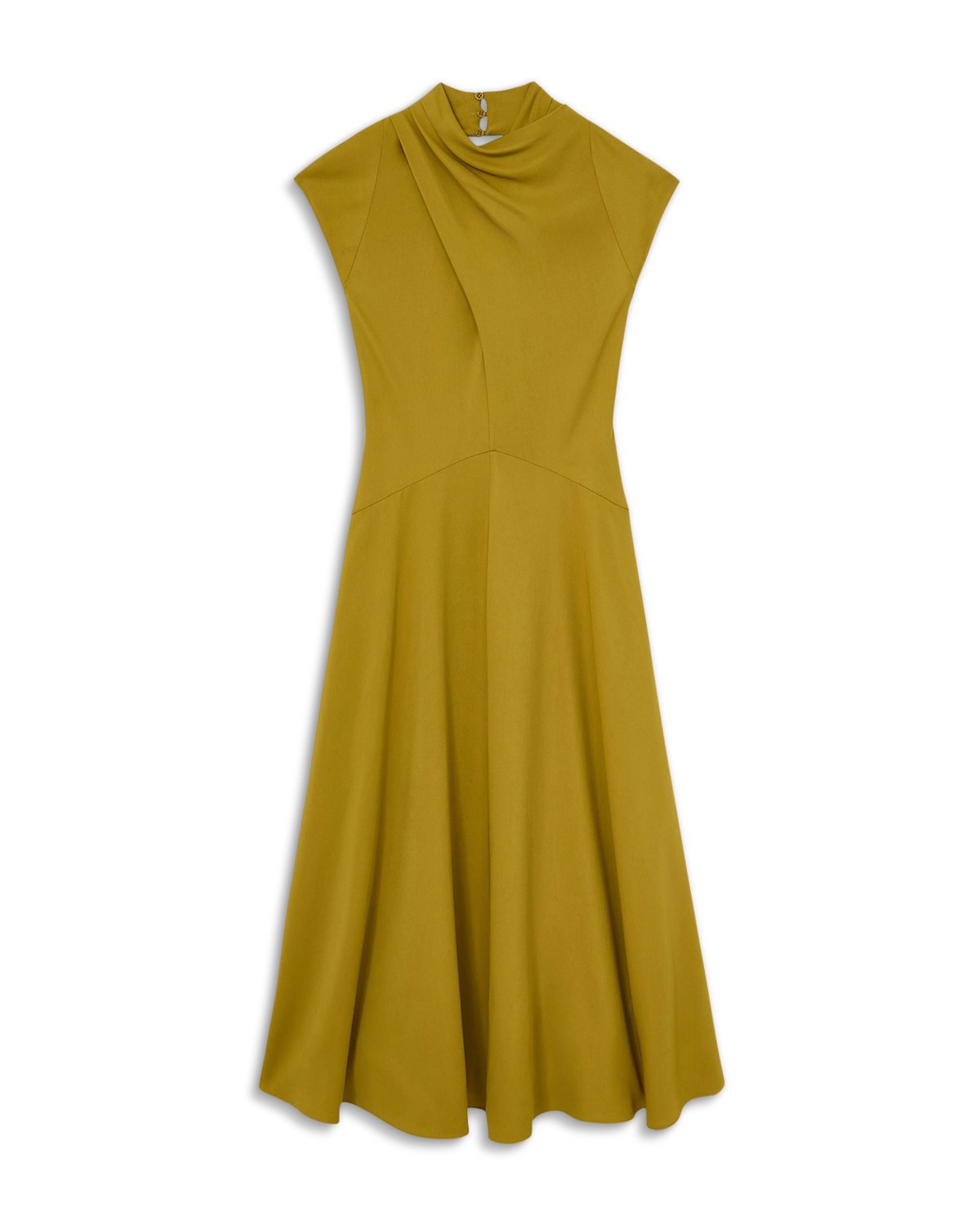 The Alma Gathered Midi Dress