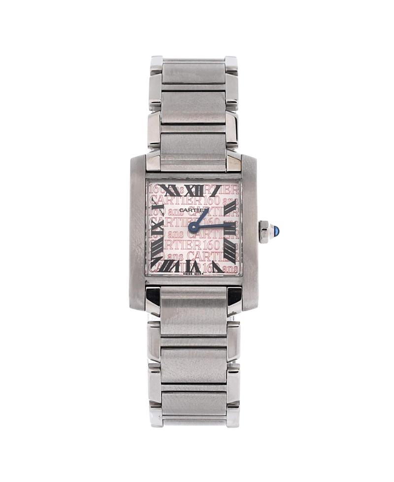 Pre-Owned Cartier 160 Limited Edition Tank Francaise Quartz Watch in Stainless Steel 20mm