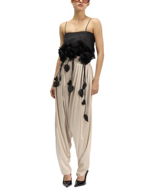 Silk Embellished Cami Top