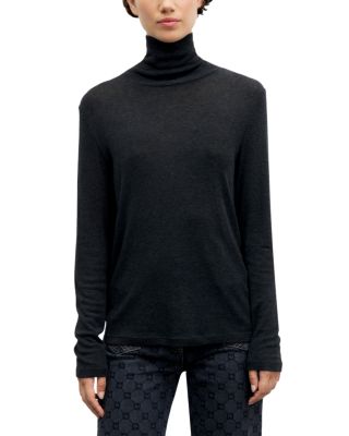 Gerard Darel Reine Merino Wool Short Sleeve Sweater