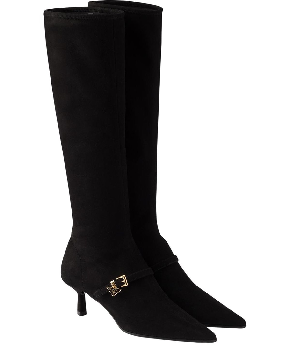 Prada Women's Stretch Suede Boots