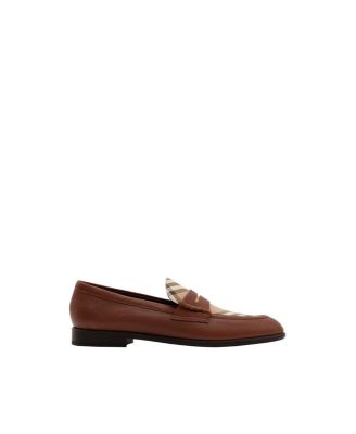  Women's Check and Leather Opal Loafers