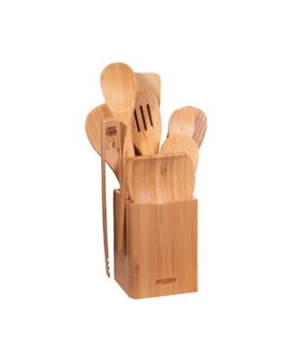  11 Piece Burnished Utensil Set, 4.6" L x 4.5" W x 15.25" H