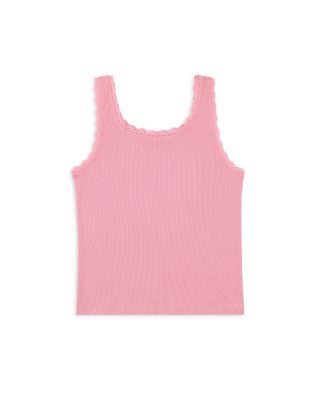 Girls' Lace Trim Tank Top - Big Kid
