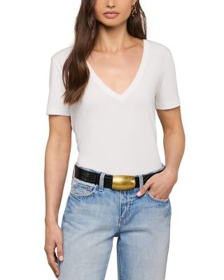 Brianna V Neck Cotton Tee