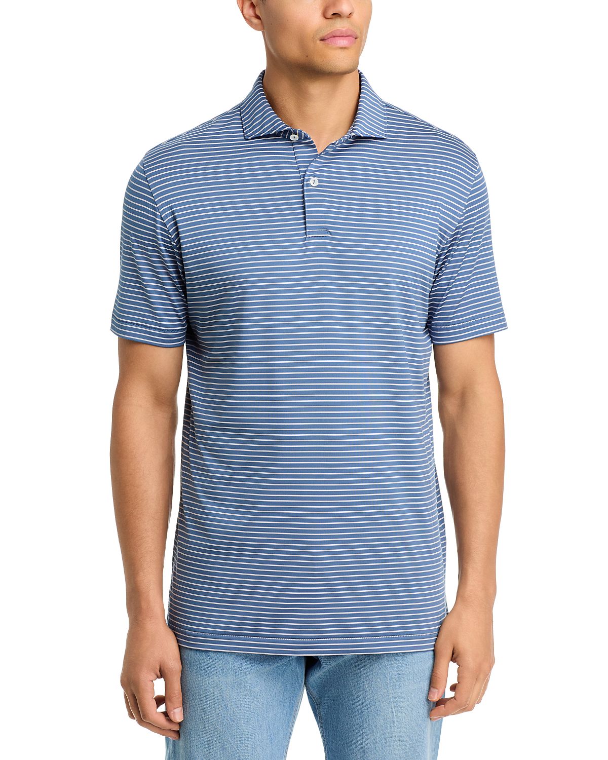 Peter Millar Crown Crafted Tailored Fit Keynote Performance Jersey Polo