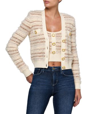 L'Agence Ariadne Mixed Stitch Cardigan