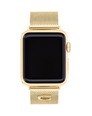 Apple Watch&reg; Gold Tone Ion Plated Stainless Steel Strap, 38/40/41mm