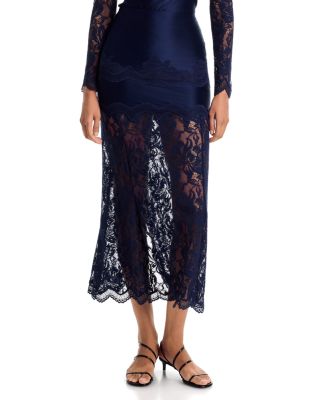 Scalloped Lace Skirt