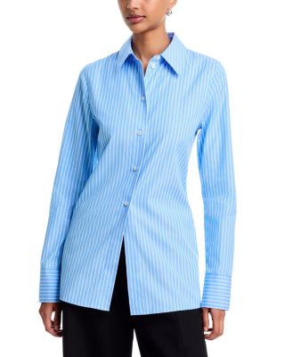 Striped Poplin Shirt
