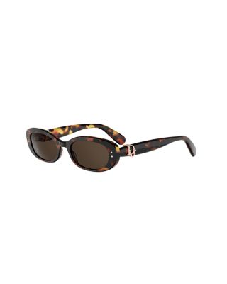 DiorOblique Oval Sunglasses, 52mm