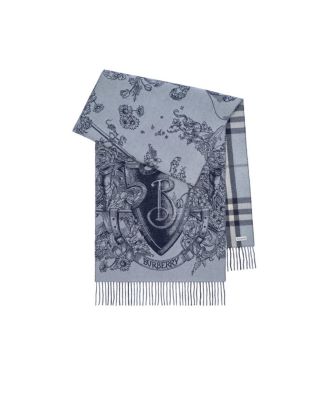  Reversible Etched Knight Cashmere Scarf