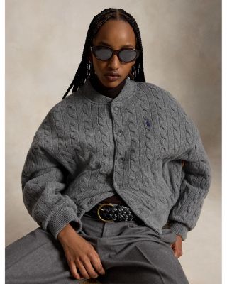 Wool & Cashmere Bomber Jacket - thumbnail 6