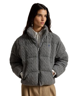 Wool & Cashmere Puffer Jacket