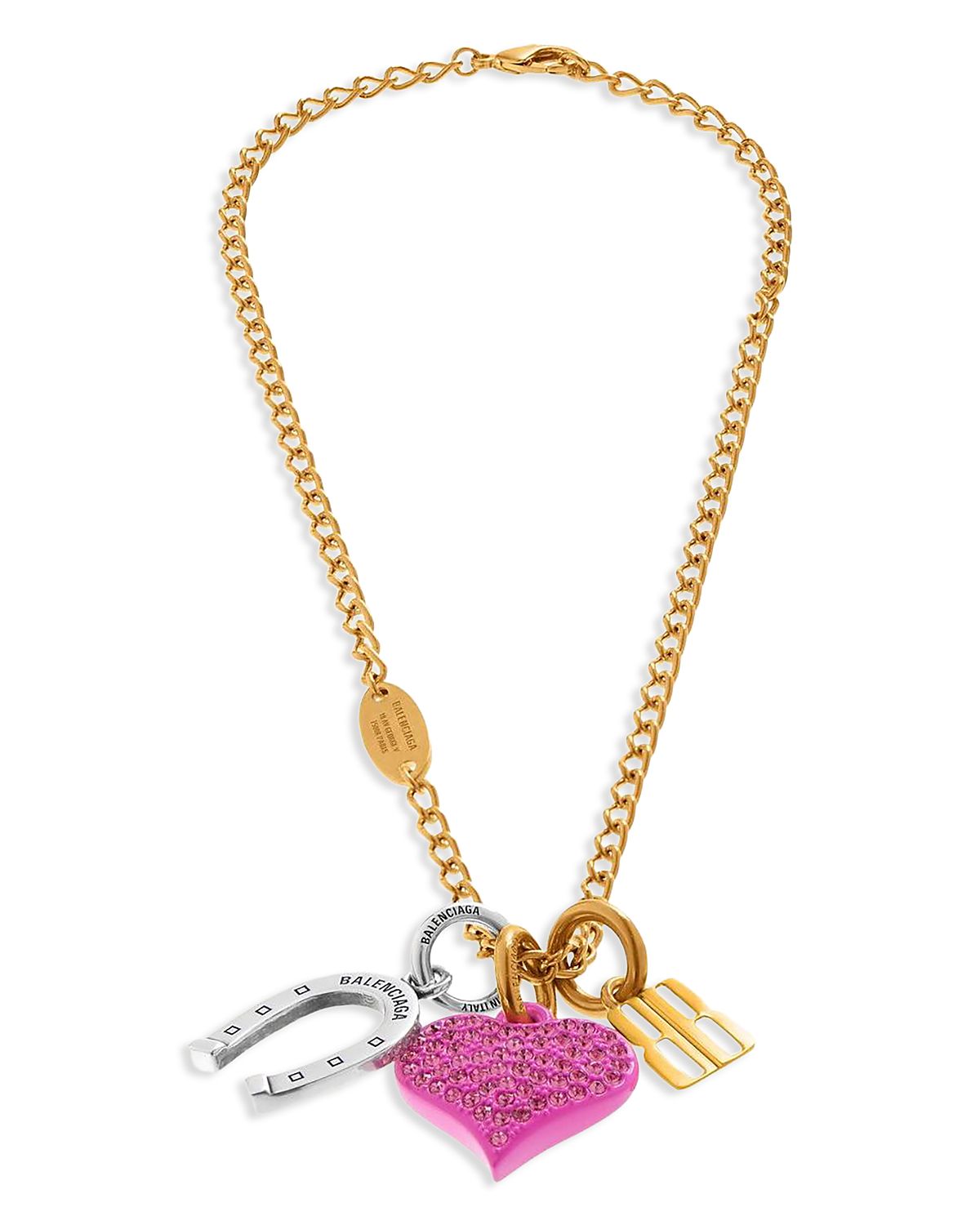 Balenciaga Carousel Horseshoe Collector Necklace