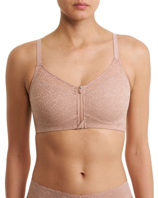 Pretty Smooth Zip Front Pocketed Mastectomy Wireless Bra