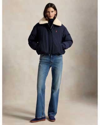 High-Pile-Collar Down Puffer Jacket - thumbnail 4