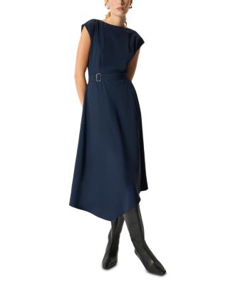 Pleated Asymmetrical Dress