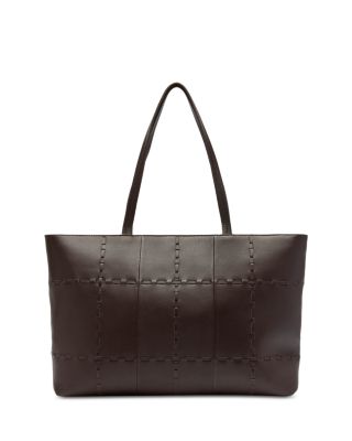 Whipstitch Large Leather Tote 