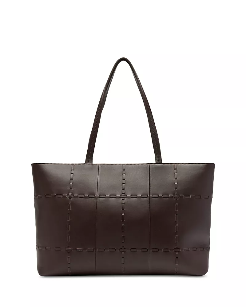 Whistles Whipstitch Large Leather Tote