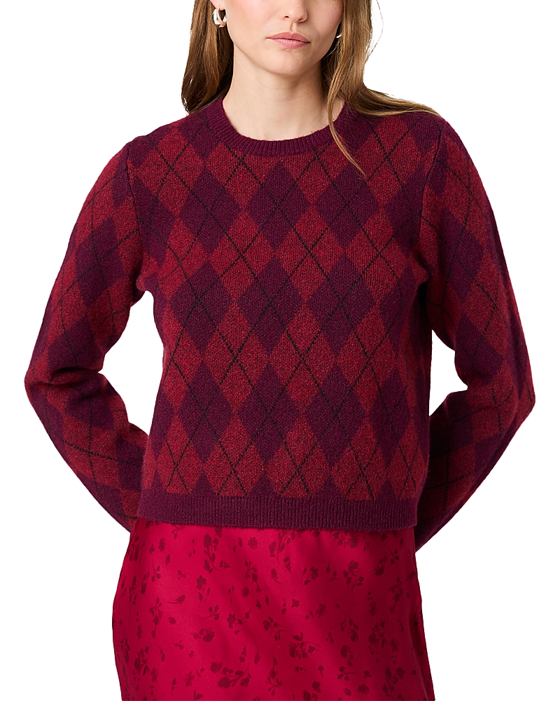 French Connection Koda Knit Argyle Sweater