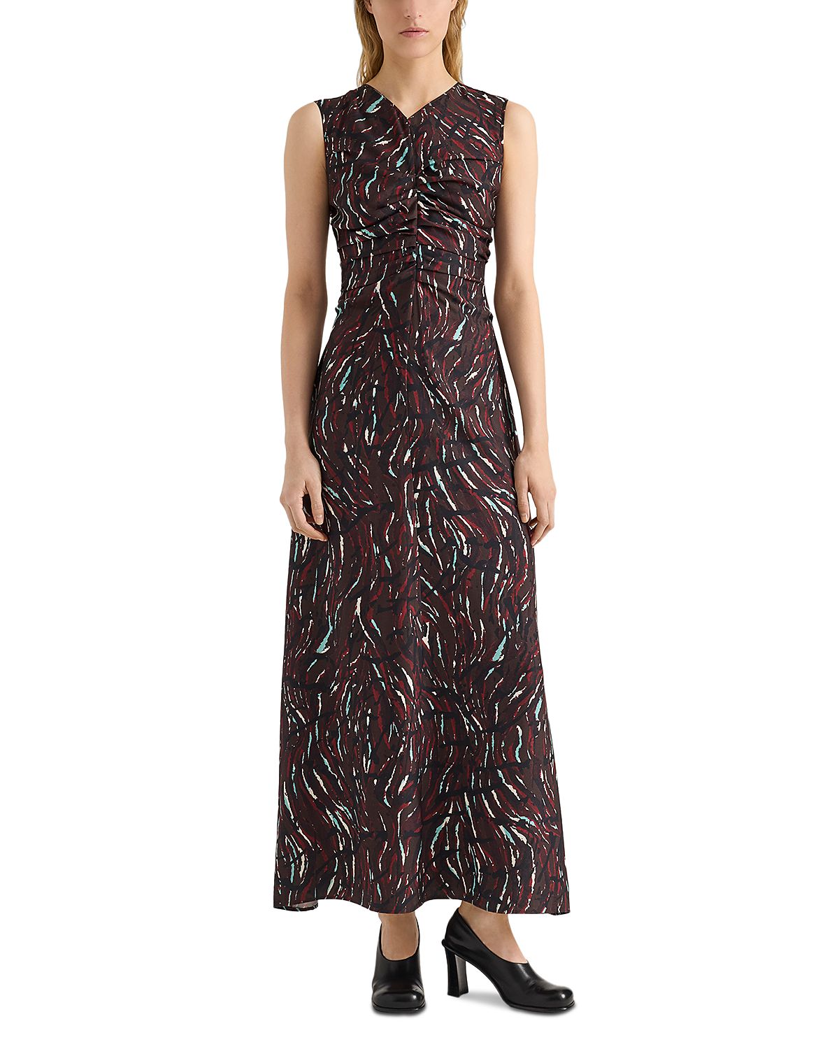 Proenza Schouler White Label Clem Pleated Maxi Dress