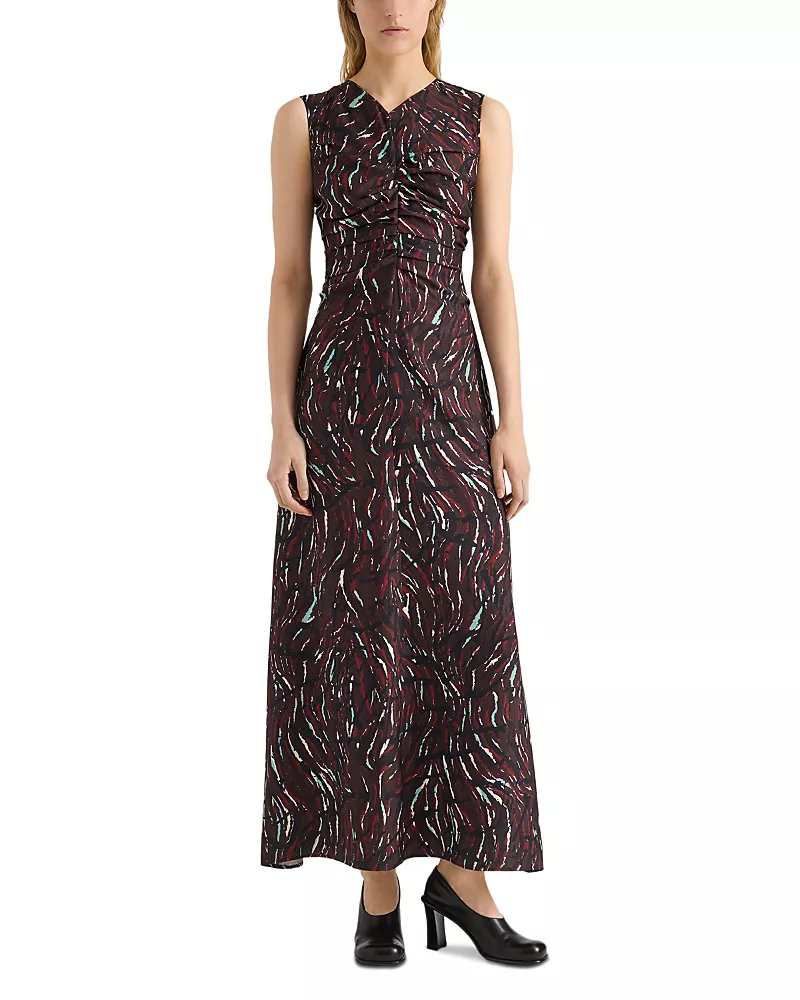 Proenza Schouler White Label Clem Pleated Maxi Dress
