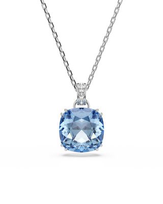 Millenia Crystal Pendant Necklace, 14.87-17.75"