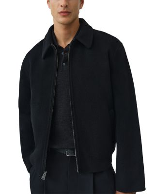 Quinn Zip Front Wool & Cashmere Jacket