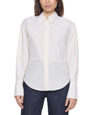 Ridge Cotton Button Front Shirt 