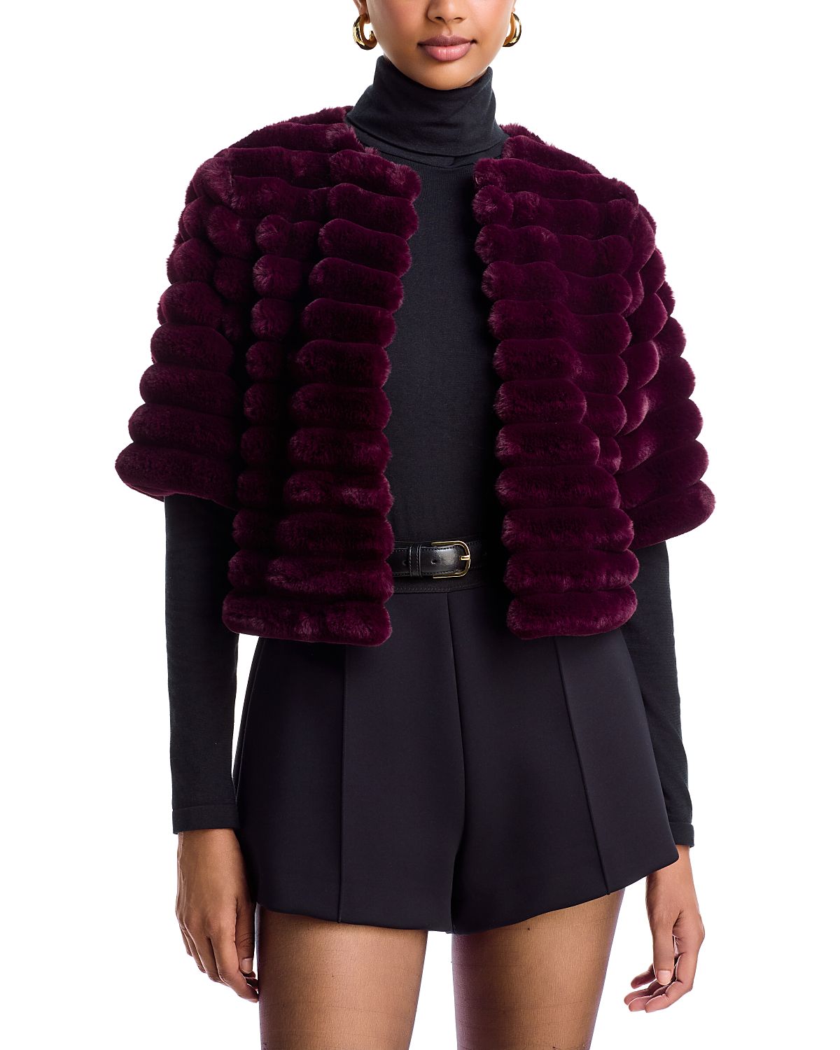 Bcbgmaxazria Faux Fur Shrug