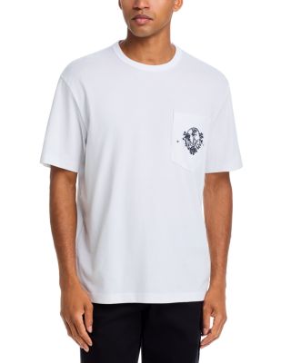 Durstee Cotton Floral Anchor Graphic Pocket T-Shirt
