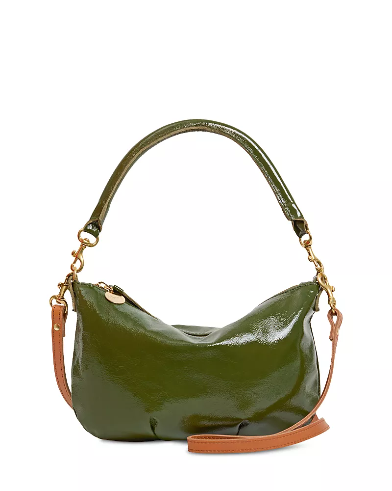 Clare V. Small Leather Messenger Crossbody