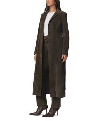 The Faux Suede Long Coat - thumbnail 4