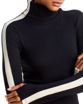 Jackson Ribbed Turtleneck Top - thumbnail 4
