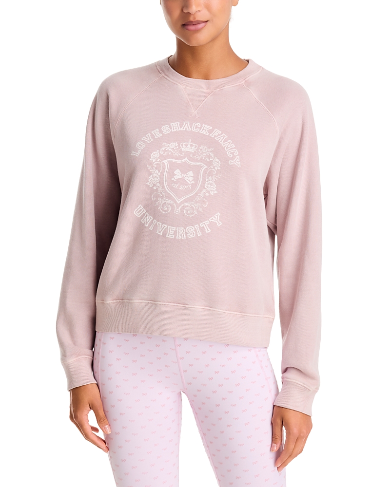 LoveShackFancy Maline University Sweatshirt