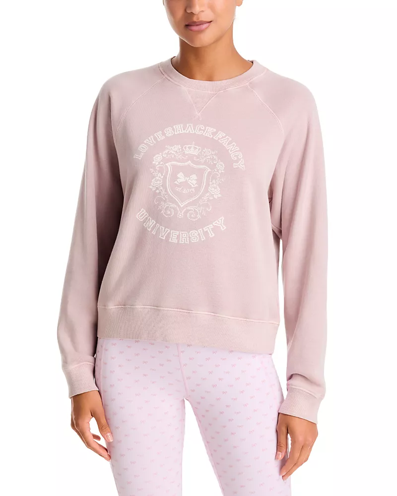 LoveShackFancy Maline University Sweatshirt