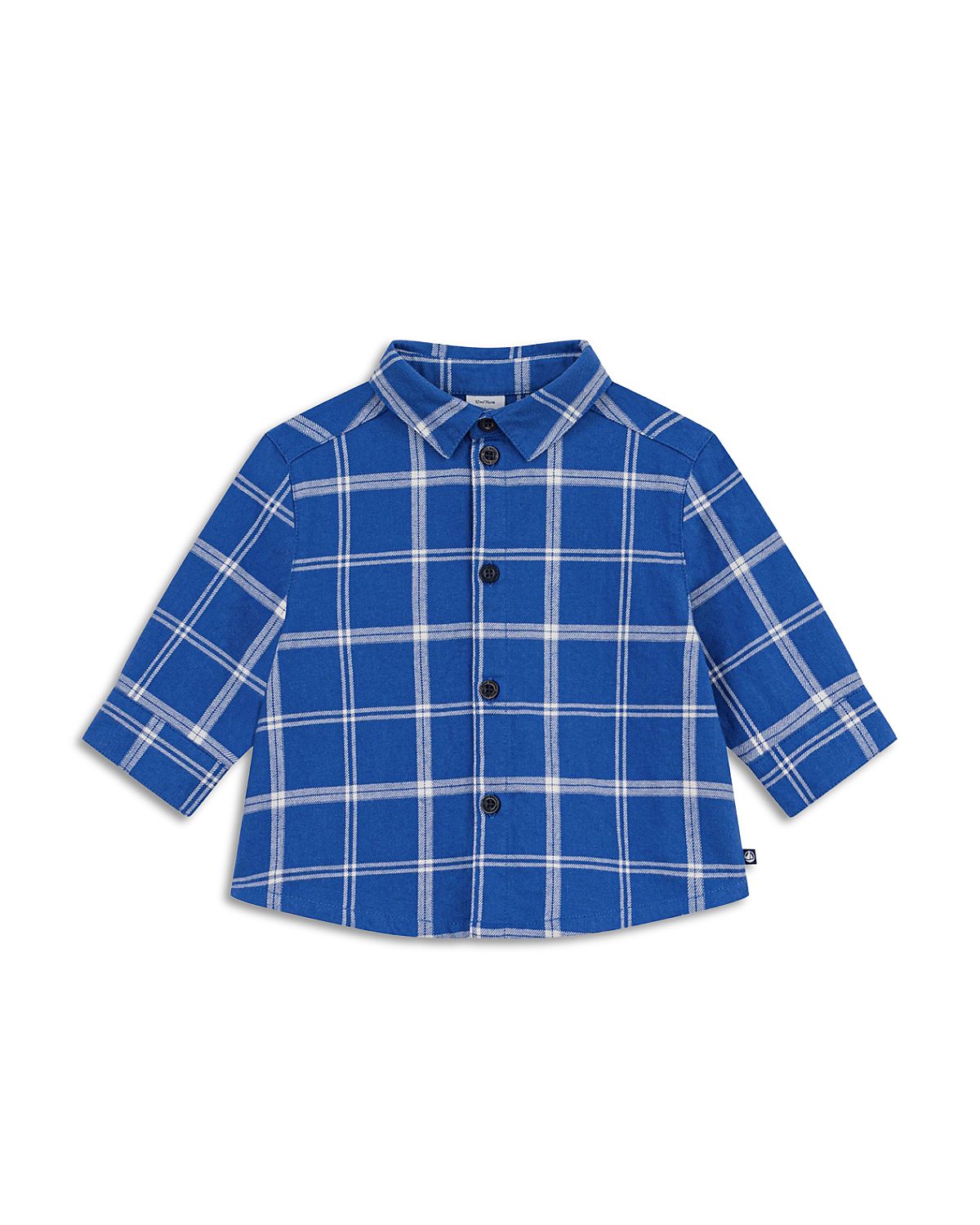 Petit Bateau Boys' Checked Button Shirt - Baby
