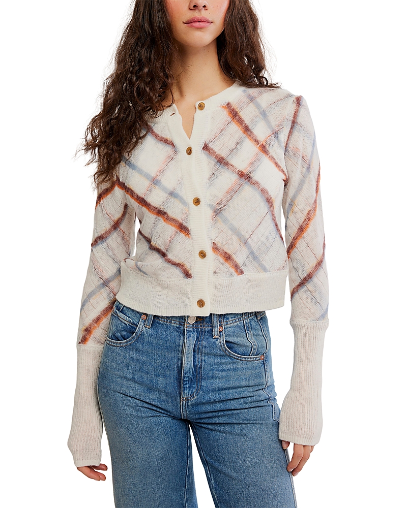 Free People Highland Mist Long Sleeve Cardigan