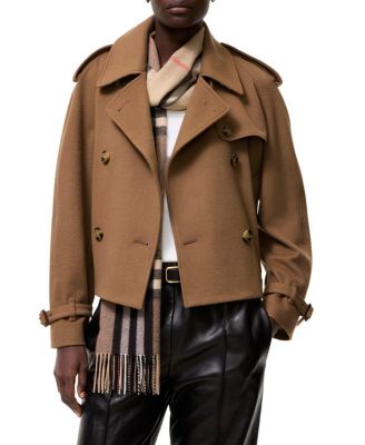 Cropped Cashmere Mayfair Trench Jacket