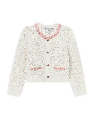 Girls' Diamond Knit Cardigan - Little Kid, Big Kid