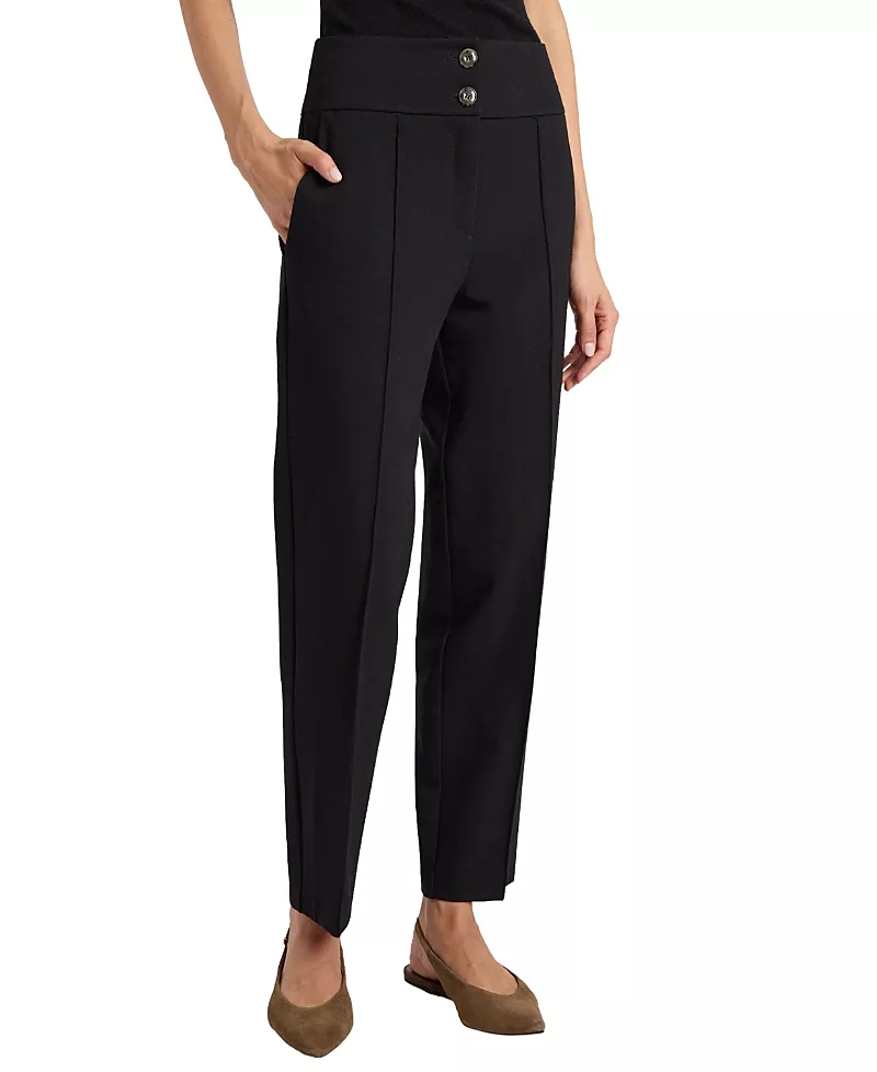 Santorelli Tania Slim Pant in Stretch Punto Milano