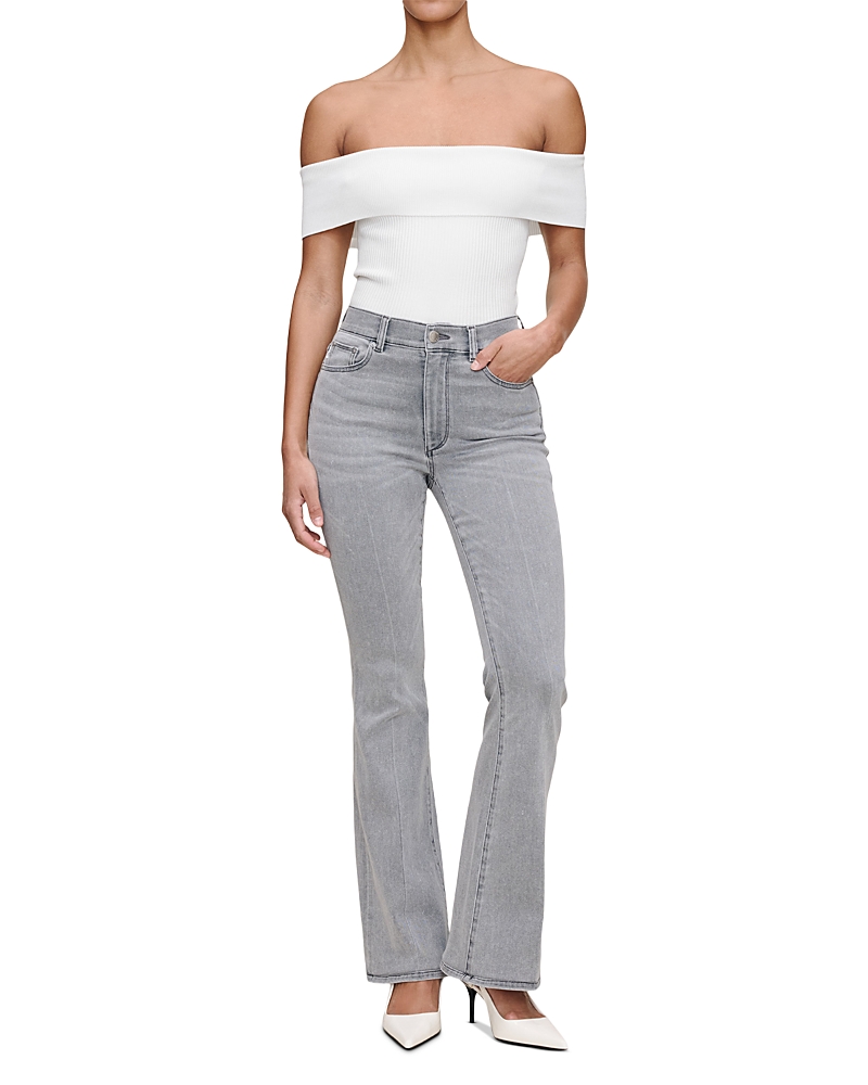 DL1961 Bridget Instasculpt High Rise Bootcut Jeans in Grey Cove