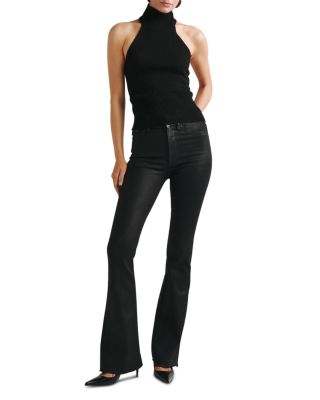 DL1961 Bridget Instasculpt High Rise Bootcut Jeans in Black Coated