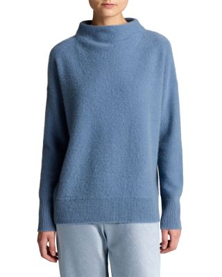 Boiled Cashmere Funnel Neck Sweater
